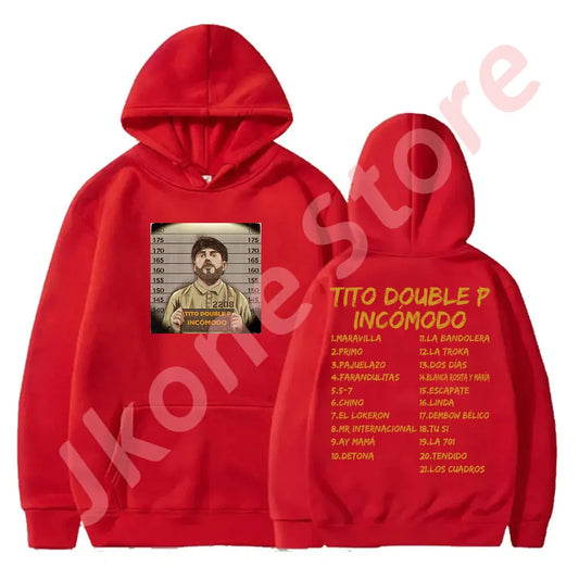 Red Tito Double P “Incómodo” Hoodie
