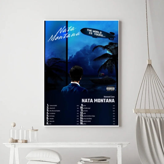 Nata Montana Poster – Natanael Cano "The World Is Yours"