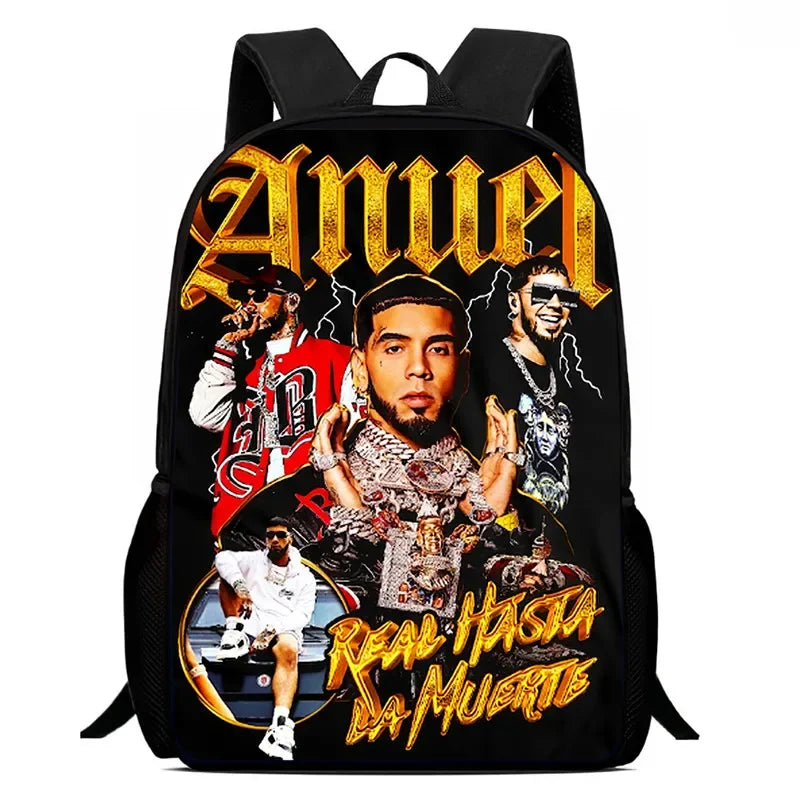 Anuel AA Real Hasta La Muerte Backpack