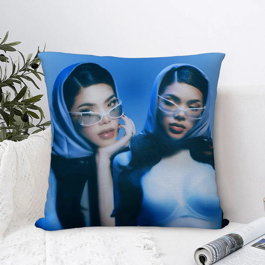 Kenia OS Blue Reflection Throw Pillow