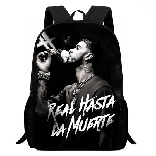 Anuel AA Real Hasta La Muerte Backpack