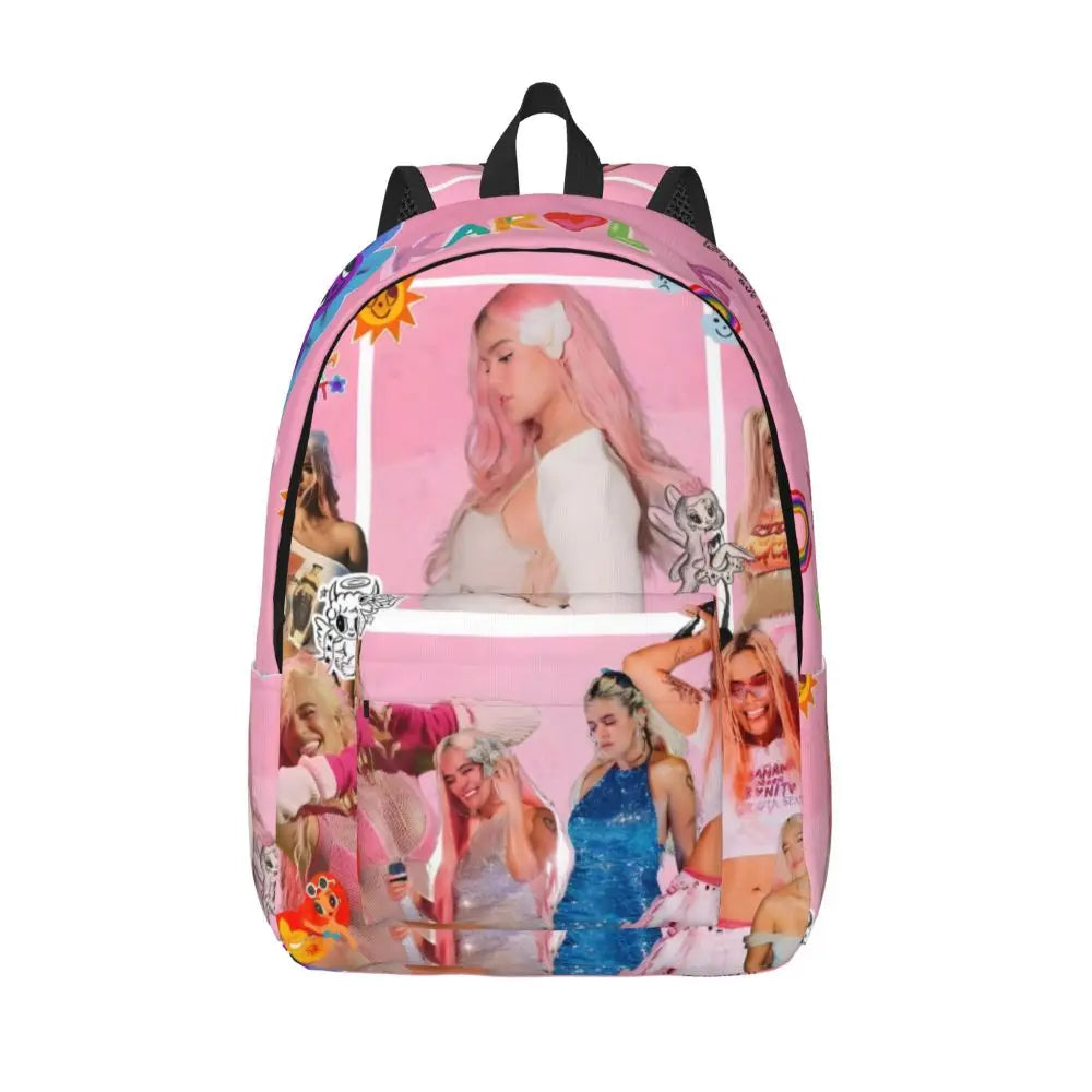 Karol G Pink Collage Backpack – Iconic Looks