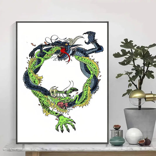 Feid EL GREEN PRINT: La Saga Dual Dragon Poster
