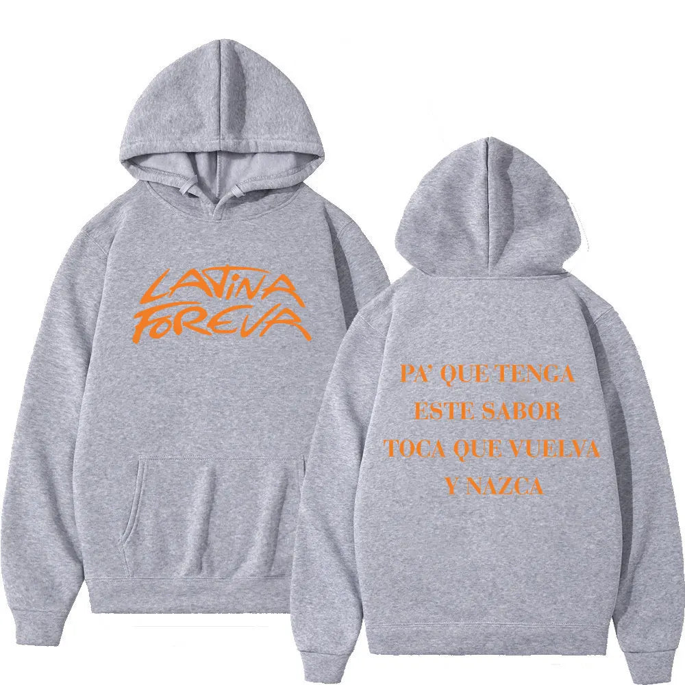 Karol G Latina Foreva Sabor Hoodie - Gray