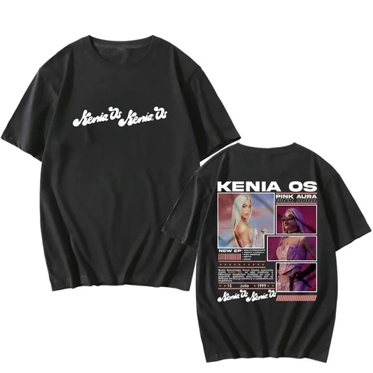 Kenia OS “Pink Aura” T-Shirt – Black