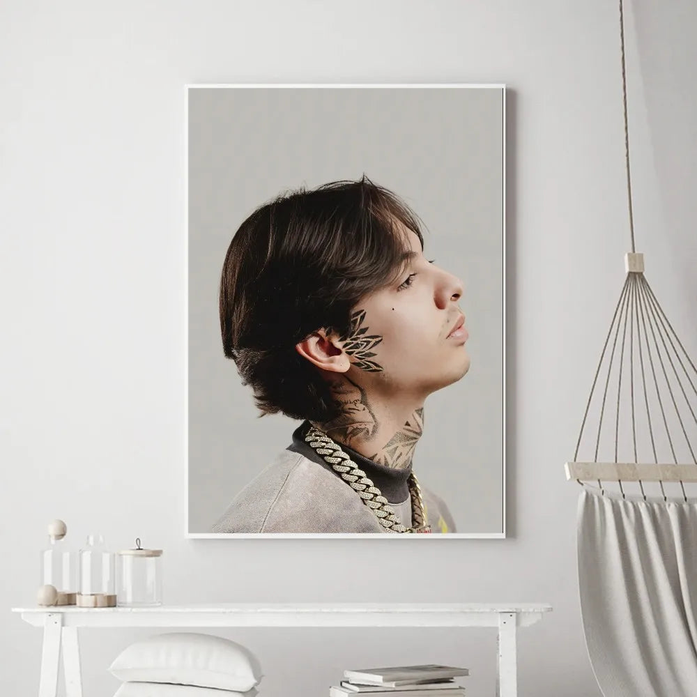 Natanael Cano Poster – Iconic Side Profile