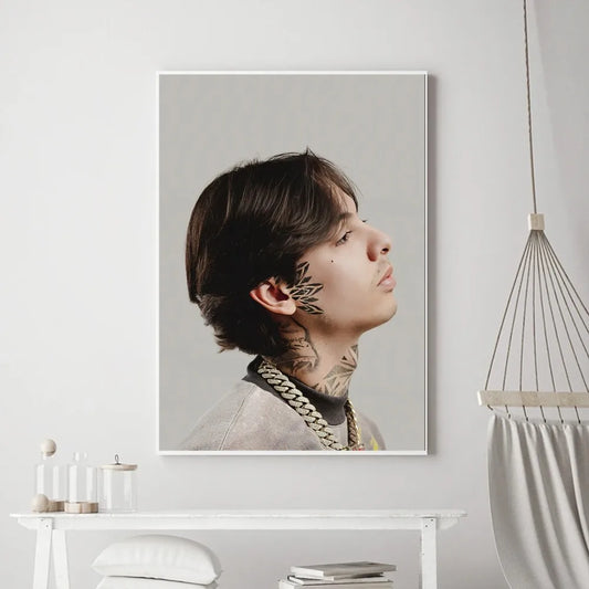 Natanael Cano Poster – Iconic Side Profile