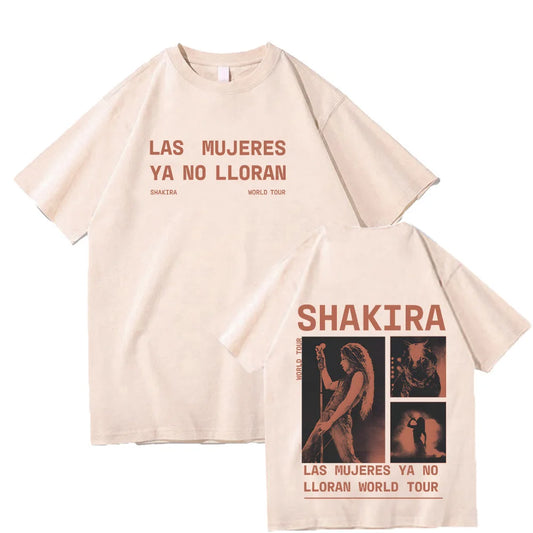 Shakira “Las Mujeres Ya No Lloran” World Tour T-Shirt (Beige)