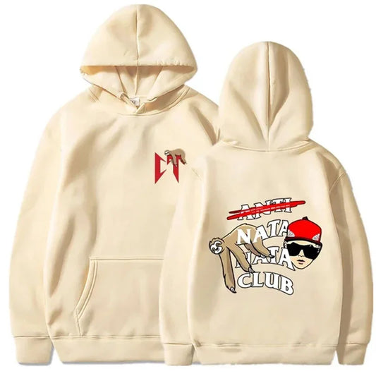 Natanael Cano Nata Club Hoodie - Beige