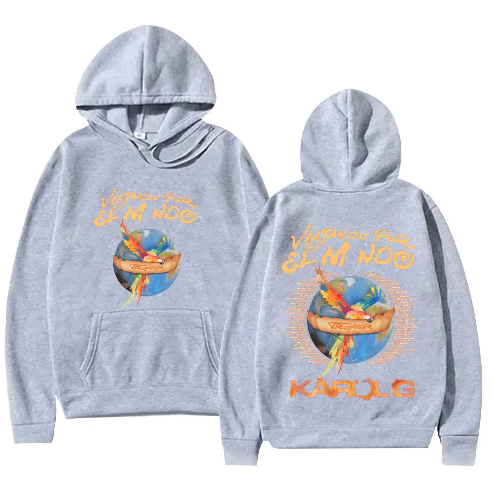 Karol G Tropitour Hoodie - Gray