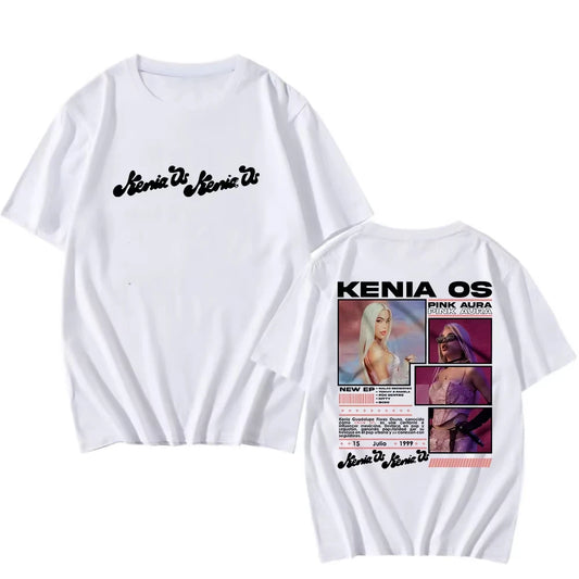 Kenia OS “Pink Aura” T-Shirt – White