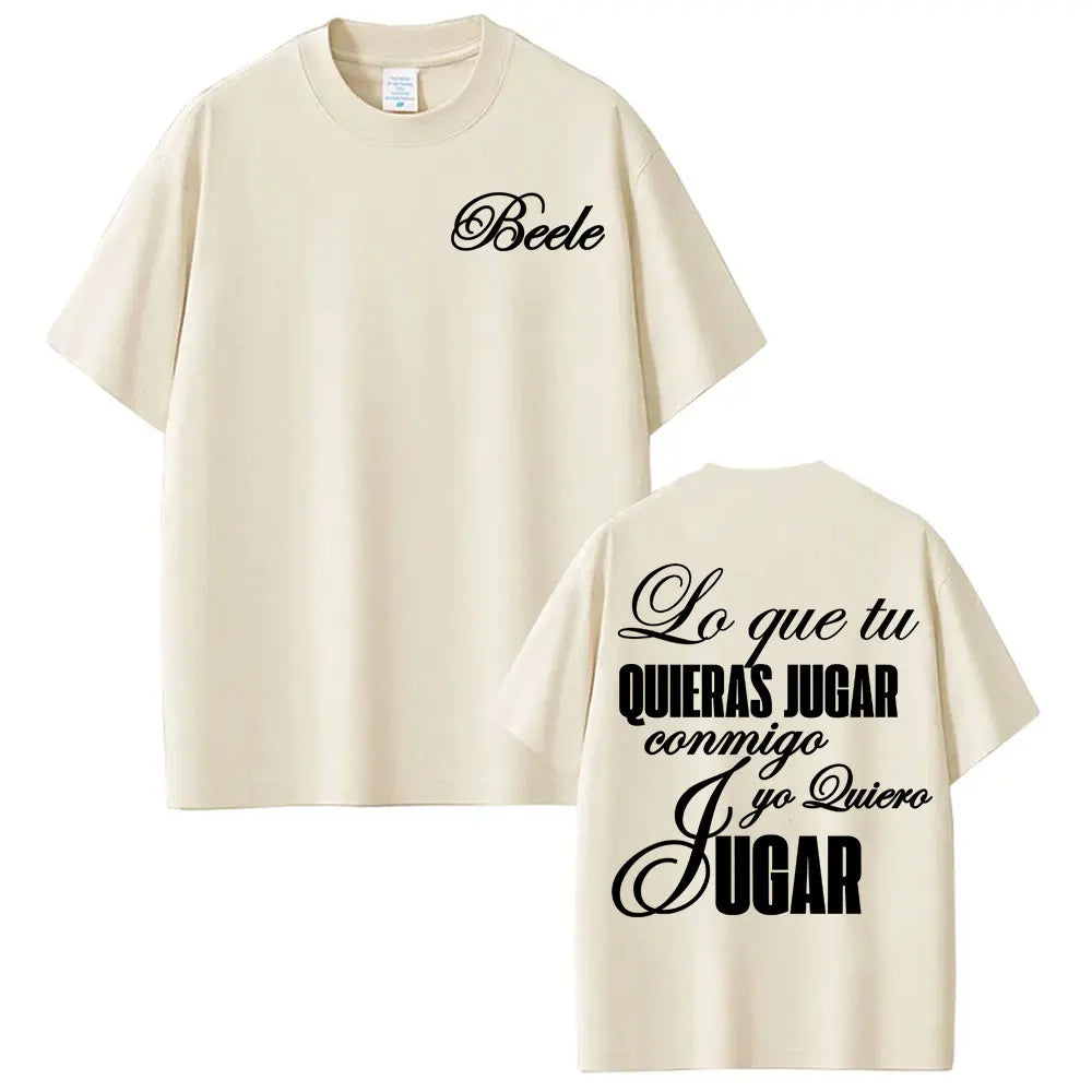 Beéle “Lo Que Tú Quieras Jugar” T-Shirt – Yellow