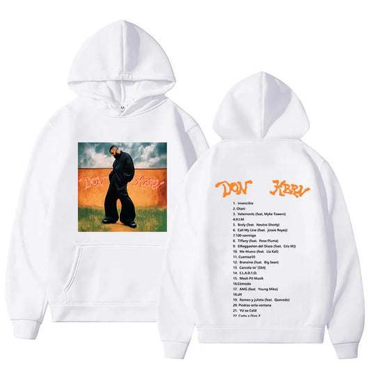 White DON KBRN Hoodie – Singer Eladio Carrión