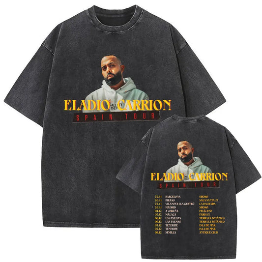 Eladio Carrión Spain Tour 2023 T-Shirt – Black