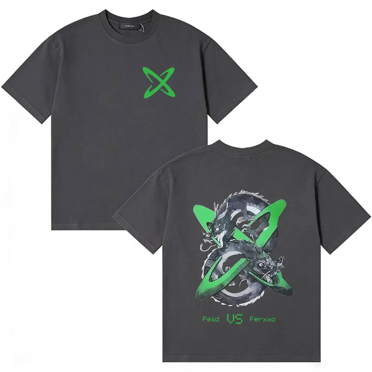 Feid EL GREEN PRINT: La Saga Dragon X T-Shirt