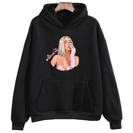 Kenia OS Glam Portrait Hoodie – Black