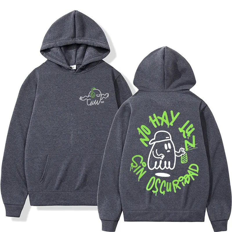 Dark Gray "No Hay Luz Sin Oscuridad" Hoodie – Feid Ferxxo