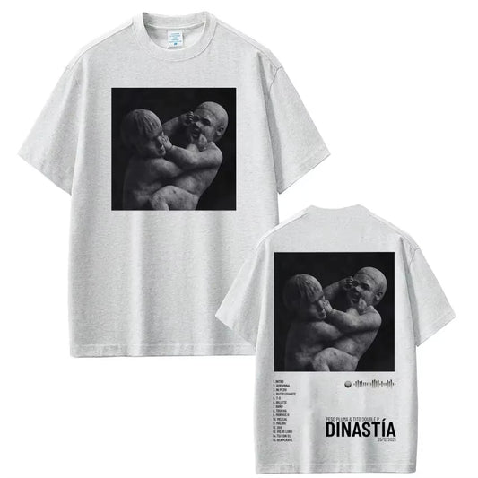 Peso Pluma & Tito Double P Dinastía T-Shirt - Gray