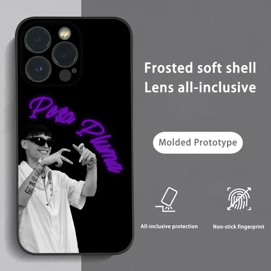 Peso Pluma Neon Signature iPhone Case