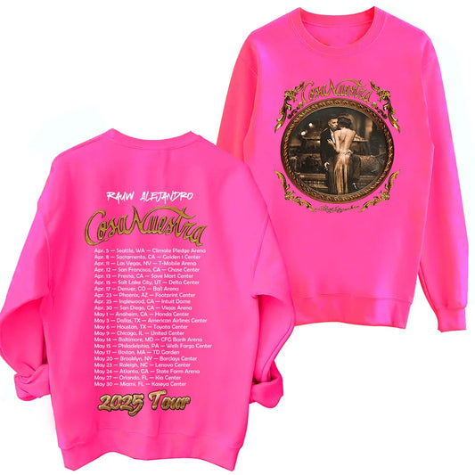 Rauw Alejandro Sweatshirt – Cosa Nuestra Pink