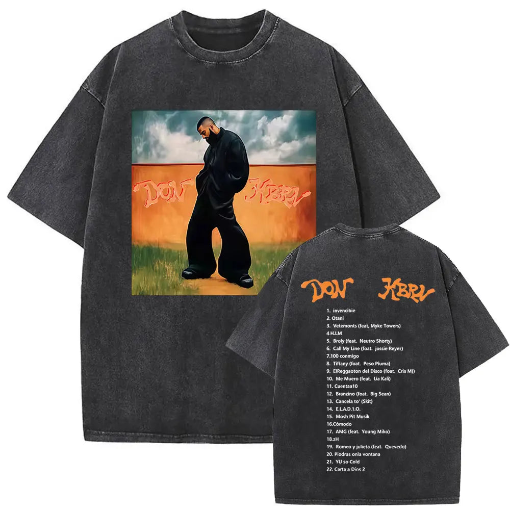 Eladio Carrión Don KBRN Tracklist T-Shirt – Black