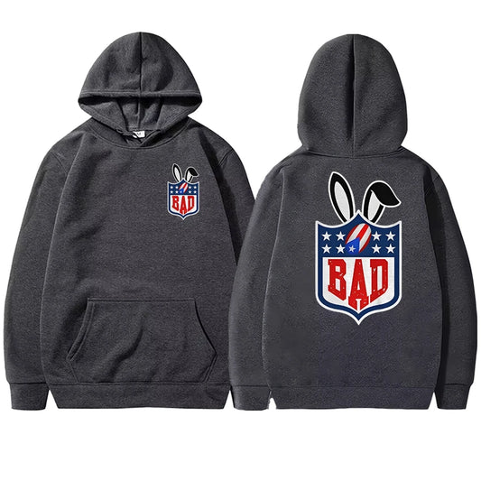 Bad Bunny Super Bowl LX Hoodie – Dark Grey