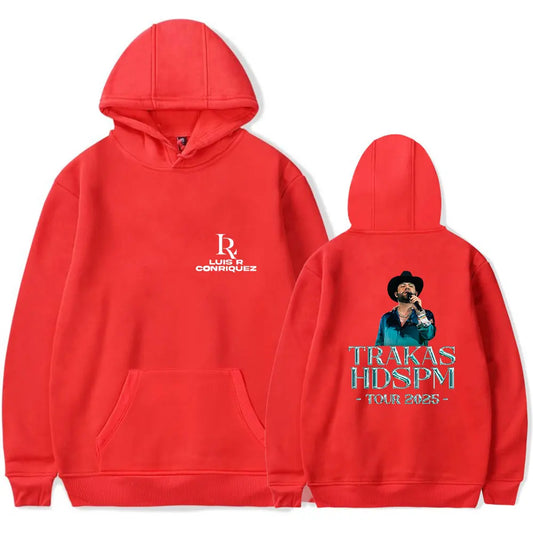 Luis R Conriquez Trakas HDSPM Tour 2025 Red Hoodie