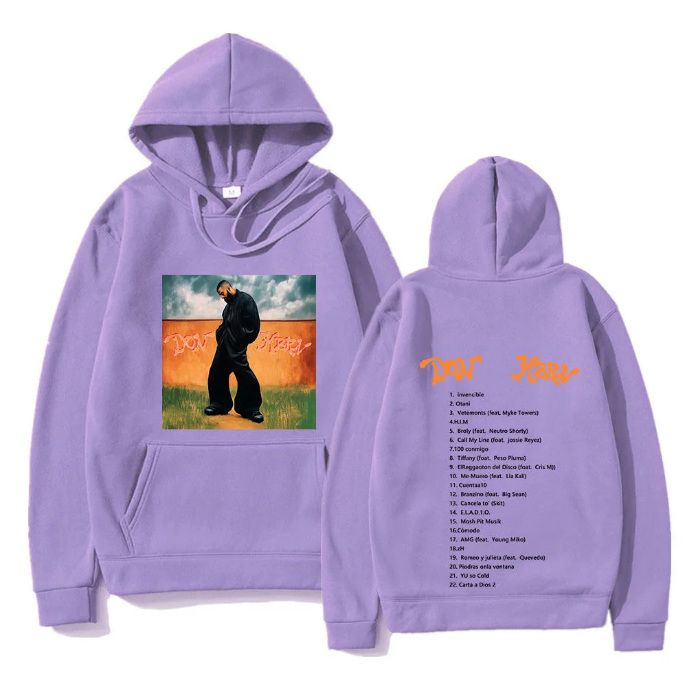 Purple DON KBRN Hoodie – Singer Eladio Carrión