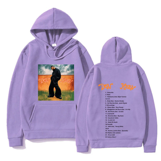 Purple DON KBRN Hoodie – Singer Eladio Carrión