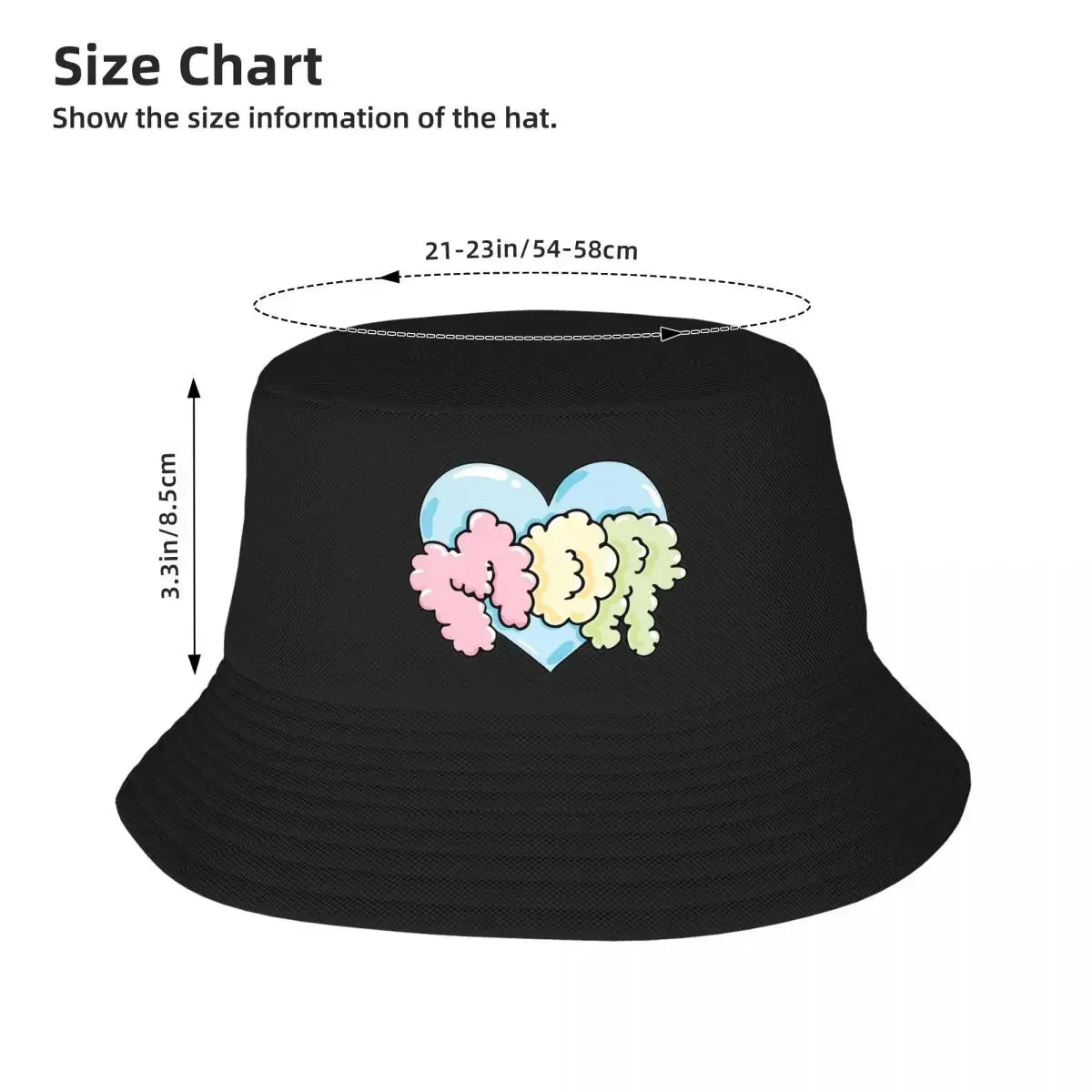 Feid MOR Heart Ferxxo Bucket Hat