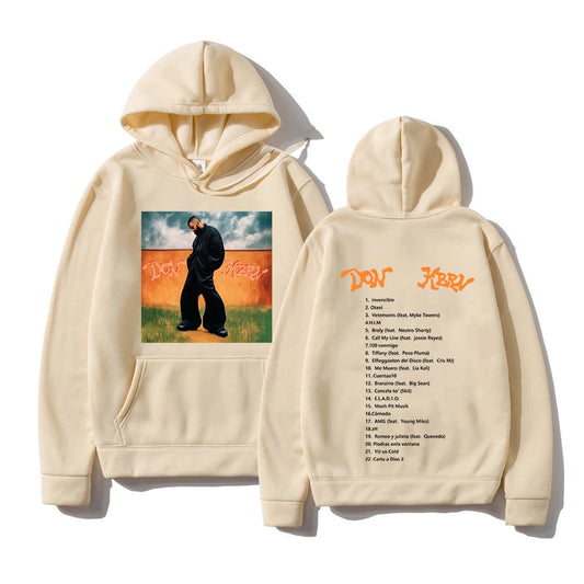 Beige DON KBRN Hoodie – Singer Eladio Carrión