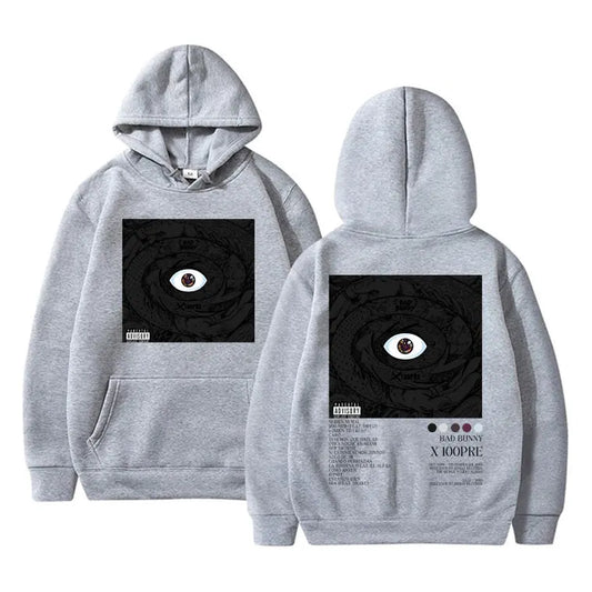 Bad Bunny X 100PRE Hoodie – Gray