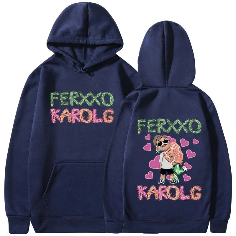 Karol G x Feid “Ferxxo” Hoodie – Dark Grey