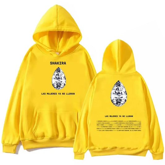 Shakira Las Mujeres Ya No Lloran Hoodie - Yellow