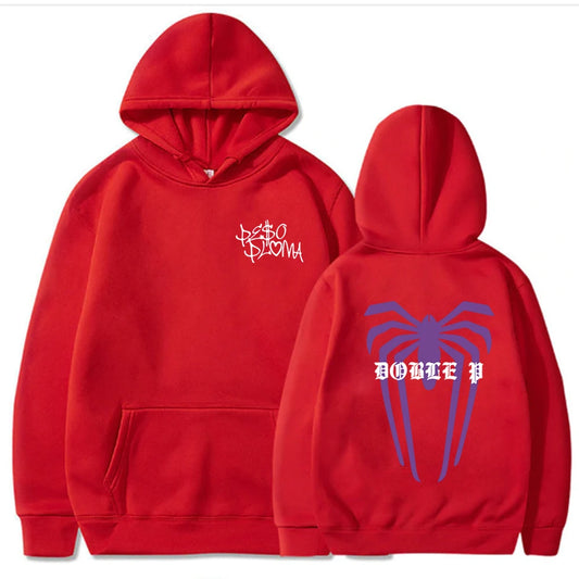 Peso Pluma “Doble P” Hoodie – Red