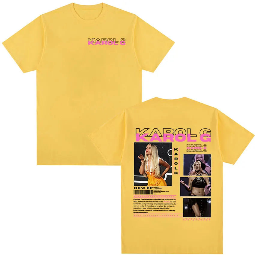 Karol G T-Shirt – Tour 2025 Yellow