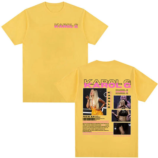 Karol G T-Shirt – Tour 2025 Yellow