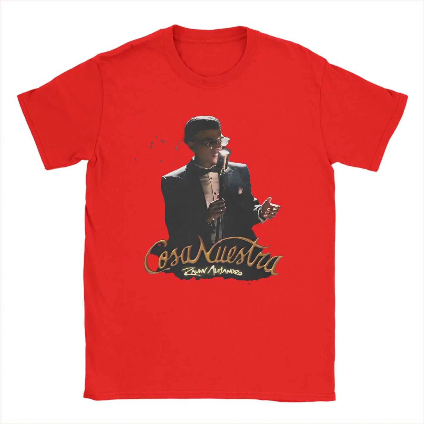 Rauw Alejandro Retro 2025 tour concert Graphic T Shirts for Men Women  100% Cotton  Tee Shirt Clothes