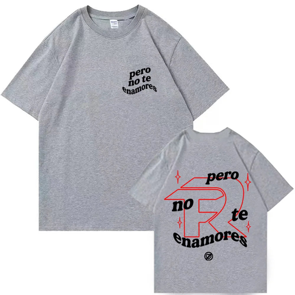 Fuerza Regida “Pero No Te Enamores” T-Shirt – Gray