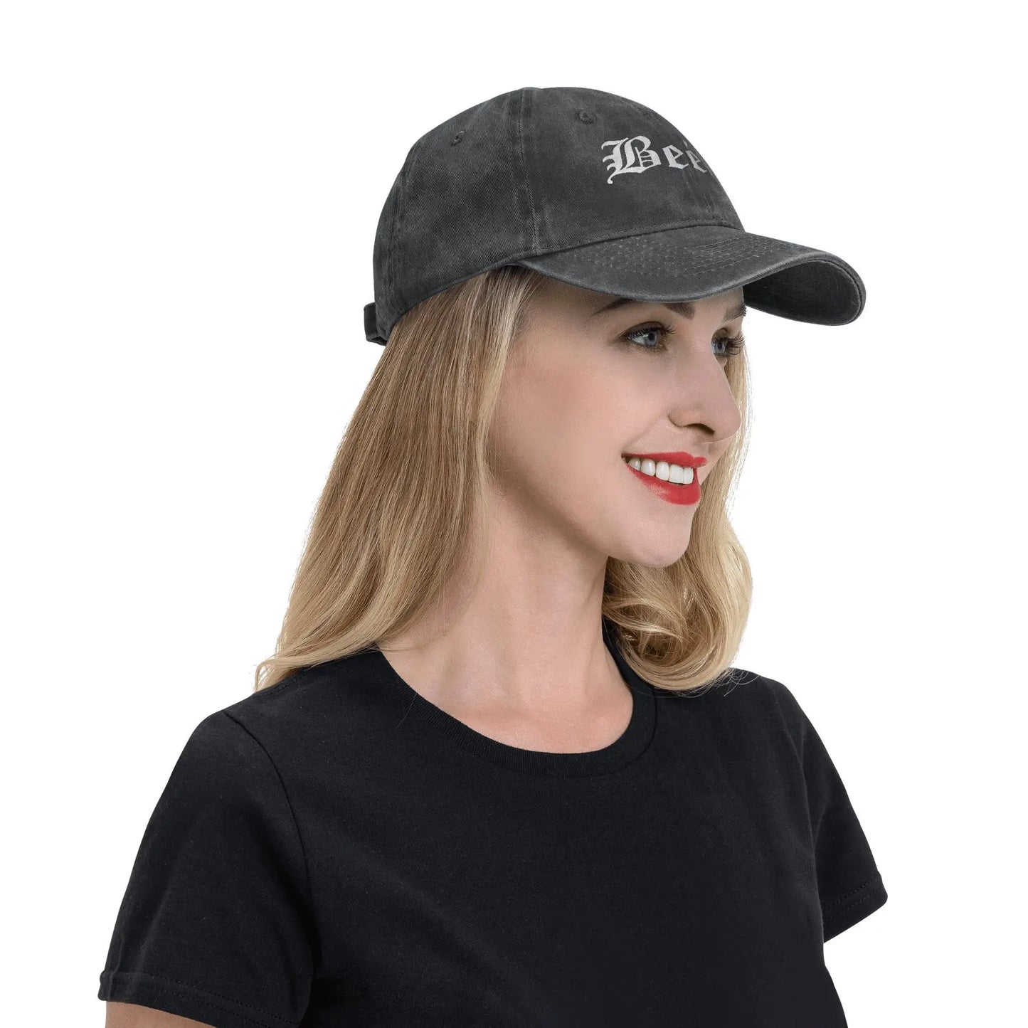 Beéle Rapper Cap – Beige Vintage