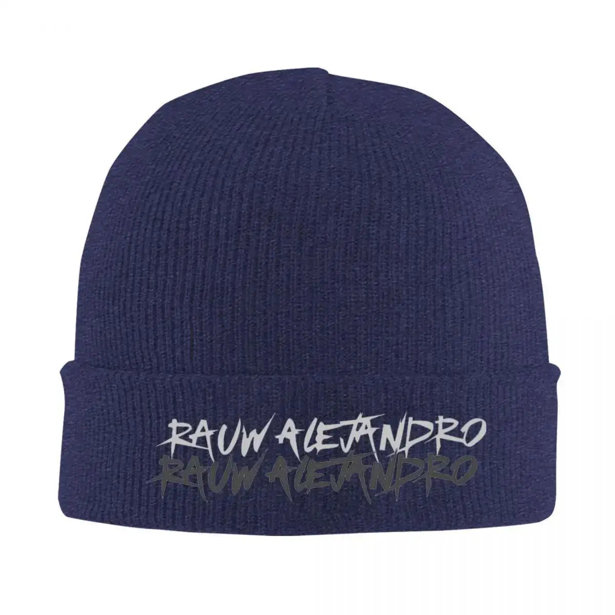 Rauw Alejandro Knit Beanie (Navy Blue)