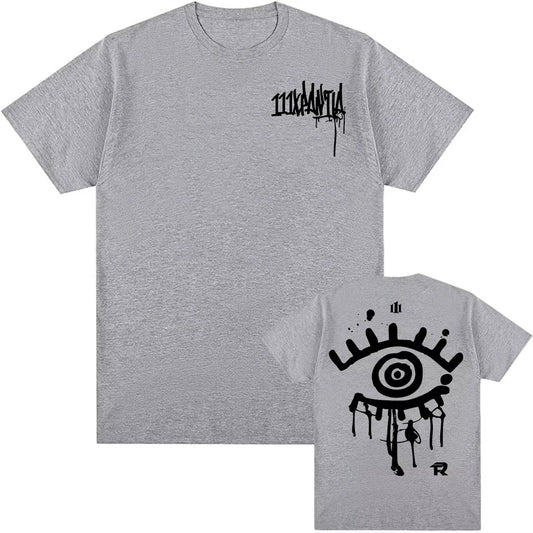 111XPANTIA T-Shirt – Fuerza Regida Gray/Black Grunge