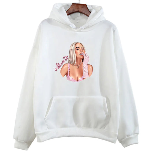 Kenia OS Glam Portrait Hoodie – White