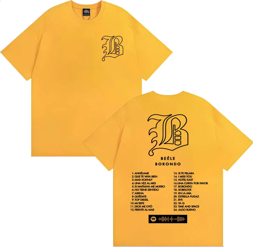 Beéle Borondo Tour Music T-Shirt - Yellow