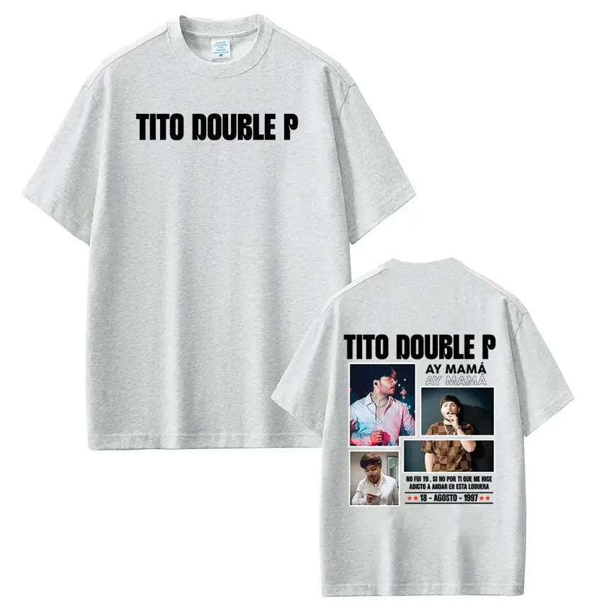Tito Double P “Ay Mamá! Tour 2025” T-Shirt – Blue