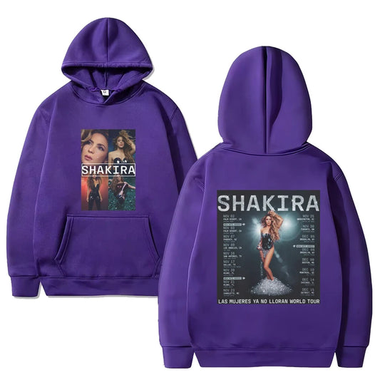 Shakira Hoodie – “Las Mujeres Ya No Lloran” World Tour Purple