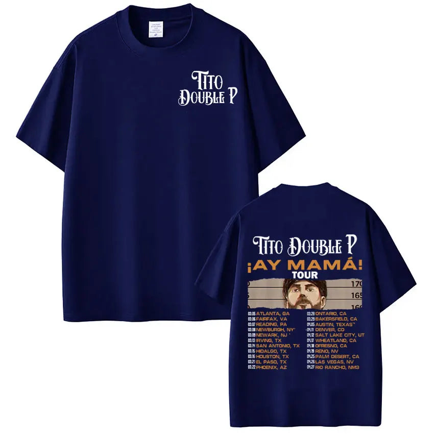 Tito Double P “Ay Mamá! Tour 2025” T-Shirt – Yellow