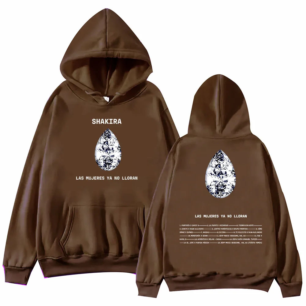 Shakira Las Mujeres Ya No Lloran Hoodie - Brown