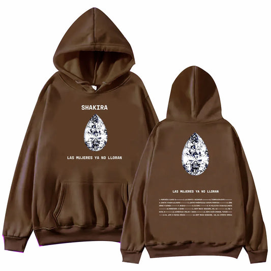 Shakira Las Mujeres Ya No Lloran Hoodie - Brown