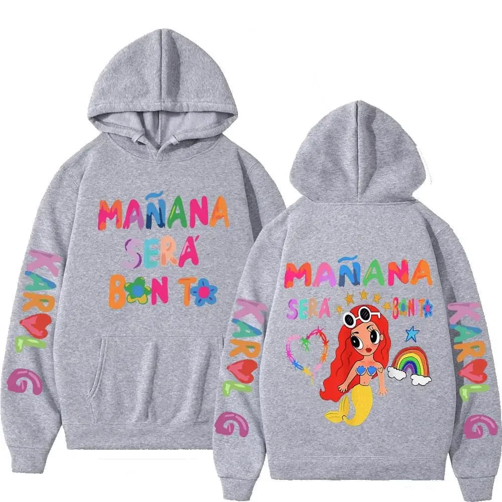 Karol G Gray Hoodie – Mañana Será Bonito